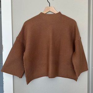 Ellison Brown Cowl Neck Sweater